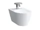 Laufen Kartell Parete Bidet, 1 Foro per Rubinetto, 370x545x430, colorazione: Bianco con LC...