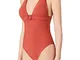 Emporio Armani Swimwear Halter Swimsuit Terre De Soleil Tuta da Nuoto One Piece, Terracott...