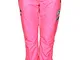 Superdry - Pantaloni da sci SD da donna, 114808_126769, Rosa - Nero, S