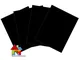 House of Card & Paper Cartoncino, grammatura: 220g/m² A4 (Pack of 50 Sheets) Black