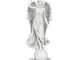 Design Toscano Angelo della pace Statuetta, ghisa e lengo, bianco, 28 cm