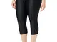 CMP - Pantaloni bike a ¾ da donna, Nero, 44