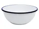 6 x Olympia smaltata pudding Bowl 155mm 5.5 (dia) "piatto in acciaio INOX da cucina