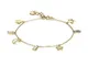 Brosway Cavigliera Donna in Acciaio/PVD Giallo con Swarovski Elements, Linea Chant, Cm 25....