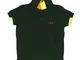 SUN68 A30317 Polo Verde-Fluo Multicolore (14 Anni)