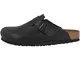 Birkenstock Schuhe Boston Naturleder Normal Black (060191) 36 Schwarz