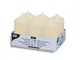 Papstar 17991 - Set di 6 candele, 60 x 115 mm, 6 pezzi, colore Avorio
