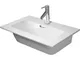 Lavabo Duravit Me by Starck Furniture Compact 63x40cm, Senza Foro per Rubinetto, con tropp...