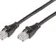 Amazon Basics Cavo patch Ethernet di Cat 6 con connettori RJ45, 3 m, Confezione da 5, Nero