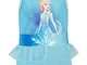 Disney Costume da Bagno per Ragazze Frozen Il Regno di Ghiaccio Blu 5-6 Anni