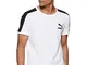 Puma Iconic T7 Tee Slim Fit Maglietta, Uomo, Puma White, M