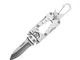 Heylas Piccolo coltellino Tascabile edc Coltello di Salvataggio Outdoor Survival a Due Man...