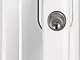 Abus Fo400N Al0145 Maniglia con Blocco, Serratura a Spinta con Cilindro per Finestre, Chia...