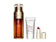 Clarins Pack Double SERUM 50ML + Flash Balm 15ML + Mini Barra DE LABIOS 742, Doppio SIERO...