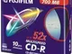 Fujifilm CD-R 80, Confezione da 10 Pezzi