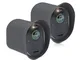 kwmobile 2x Cover compatibile con Arlo Ultra/Arlo Pro 3 - Protezione videocamera in silico...