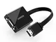 UGREEN Adattatore HDMI a VGA con Porta Audio Jack 3,5mm e Porta Micro USB di Alimentazione...