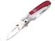 LAGUIOLE edc 5 Artisan Skeleton Knife. Red Hardwood Handle.Stainless Steel Blade