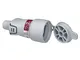 Legrand LEG93829 - Spina femmina 2P + T impermeabile IP44 con aletta protettiva, della lin...