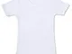 ELLEPI T-shirt in cotone caldo bimbo art. BA649 (3pz) - 14 anni, Bianco