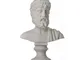 Zeus Dio Greco Del Cielo Testa Di Busto Greco Romano Scultura Statua In Alabastro 16 cm