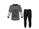 Pigiama Junior Homewear Juventus Prodotto Ufficiale Interlock (12 Anni, Nero 1583)