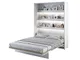 Letto a scomparsa Bed Concept Vertical 180x200 Bianco laccato