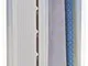 Rayen Portacravatte con capacità Massima di 30 Cravatte, ABS, Bianco, 6.29 cm