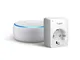 Echo Dot (3ª generazione) - Tessuto grigio chiaro + Tapo P100 Presa intelligente Wi-Fi, co...