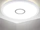 B.K.Licht Plafoniera LED ultra sottile, luce bianca naturale 4000K, 2400 Lm, LED integrati...
