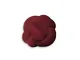 Homemania Cuscino Decorativo, Cotone, Lycra, Perline Fibra, Bordeaux, 25 x 25 x 30 cm