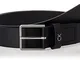 Calvin Klein Formal Belt 3.5cm Cintura, Nero (Black 001), 10 (Taglia Produttore: 110) Uomo