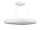 V-TAC Lampada Led A Sospensione Design Moderno Rotonda Colore Bianco Diametro 910mm 105W 3...