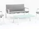 My_garden Salottino Orlando Set Sofa, Bianco