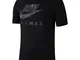 Nike Air Max - Maglietta a maniche corte da uomo Nero M