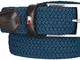 Tommy Hilfiger AM0AM03317-902 New Adan Belt 3.5 Cintura Elastica Uomo ROYAL BLUE