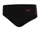 Speedo Boomstar Splice 6, 5 Cm Costume Taglio Slip, Bambino, Nero/Fed Red, 2XL