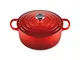 Le Creuset Cocotte rotonda Evolution in ghisa vetrificata con Coperchio, diameter 26 cm, C...