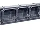 MOBIL PLASTIC S.P.A. Cassettiera modulare Crystal Box CB50/2S con 5 cassetti basculanti -...