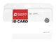 Half card Swipe – Porta accesso di cordini Tomorrow ID badge Grab rigidi orizzontale di pl...