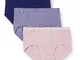 sloggi Basic+ Midi C3p Mutande da Uomo, Lilac/Dark Combination, 48 Donna