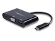 STARTECH.COM Adatattore Multifunzione USB-C a VGA con Porta USB-A e Power Delivery