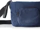 Desigual Bols_Logging Amber, Across Body Bag Donna, Blu, Taglia Unica