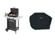 Campingaz BBQ a Roccia Lavica Xpert 100 L Plus Rocky, Barbecue Grill Compatto a 2 Bruciato...