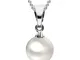 MYA Art MYASIKET-15 - Collana da donna in argento Sterling 925 con ciondolo con perle, 10...