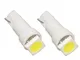 T5SW - SMD LED Lampade Bianco T5 W2,3W T5 12V Auto Cruscotto strumento pozzetto interno il...