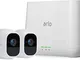 Arlo Pro2 VMS4230P Kit Base Sistema di Videosorveglianza Wi-Fi con 2 Telecamere di Sicurez...