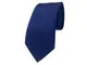BUNCHERY & SONS - Cravatta da uomo satinata, 7 cm, realizzata a mano, in diversi colori Bl...