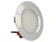 LEDLUX Mini Faretto Led Da Incasso Rotondo 3W AC/DC 12V DC 24V Foro 50mm (Argento, 4500K)