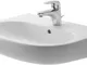 Duravit D-Code – Immagine D-Code con troppopieno 550 mm 1 foro Bianco